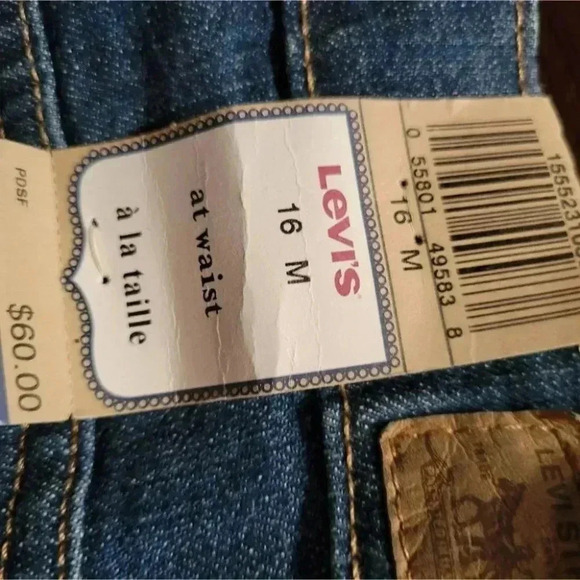 Vintage Levis 550 NWT waist cut boot cut size 16M - Picture 6 of 8